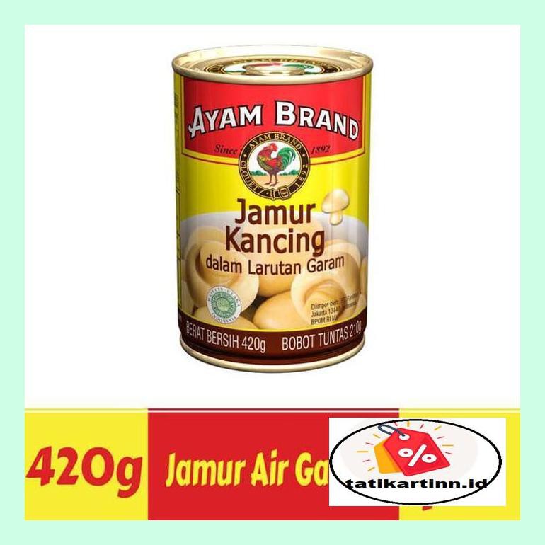 

T4Tksot Paket Isi 3 Pcs Jamur Air Garam Kaleng Ayam Brand 420Gr Sotytat