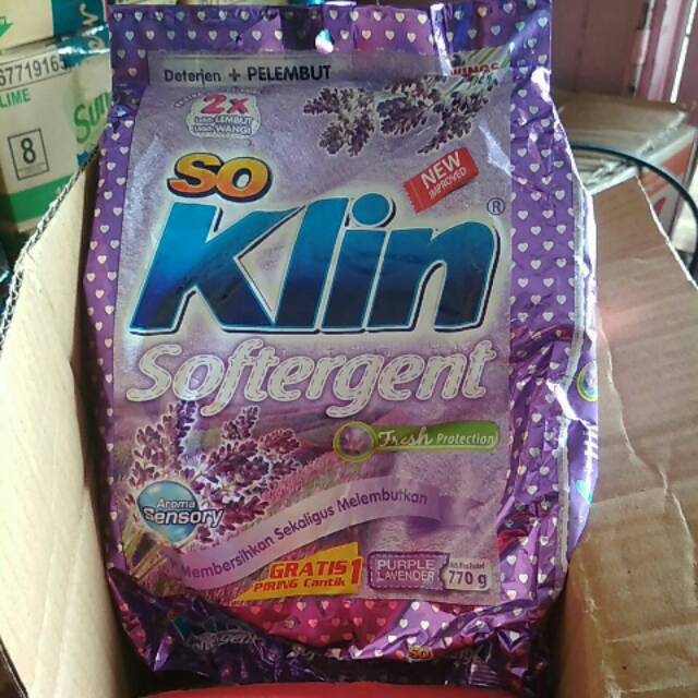 soklin softergent 770 gr. tanpa piring