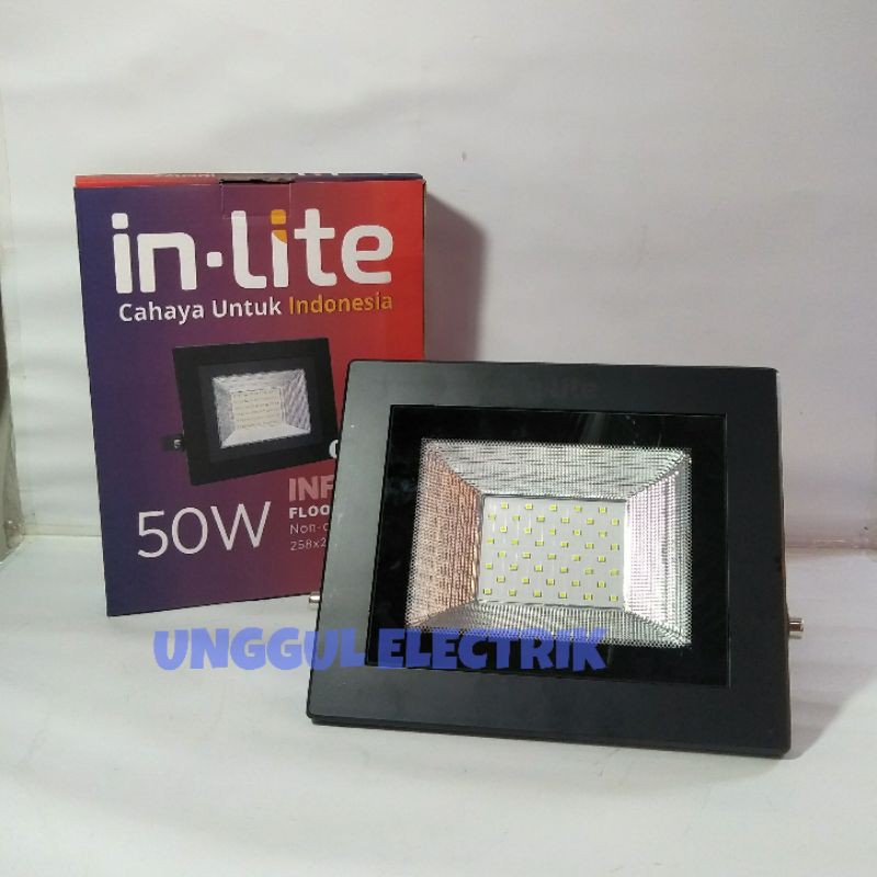 Lampu sorot tembak IN LITE 50 watt LED flood light