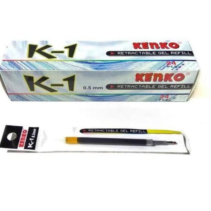 

Terbaik! Refill pulpen gel/isi pulpen gel K1 kenko 24 pcs