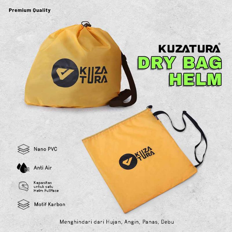 Tas Helm Anti Air Waterproof Premium Tebal Halus | Sarung Cover Helm Full Face Half Face Open Face