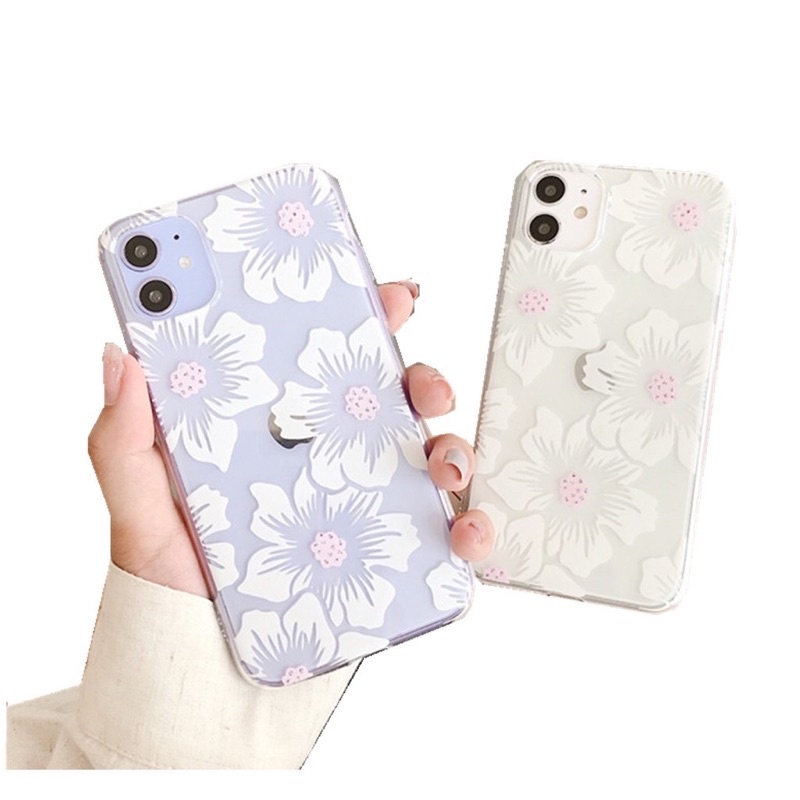 Softcase Flowers iPhone 6/6s 4,7 inch / soft case bening motif bunga untuk 6 6s 4.7 in casing transp