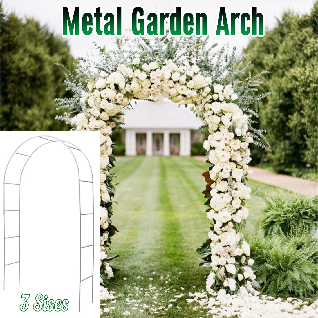 White Metal Iron Arch Way Assemble Door Wedding Party Bridal Prom