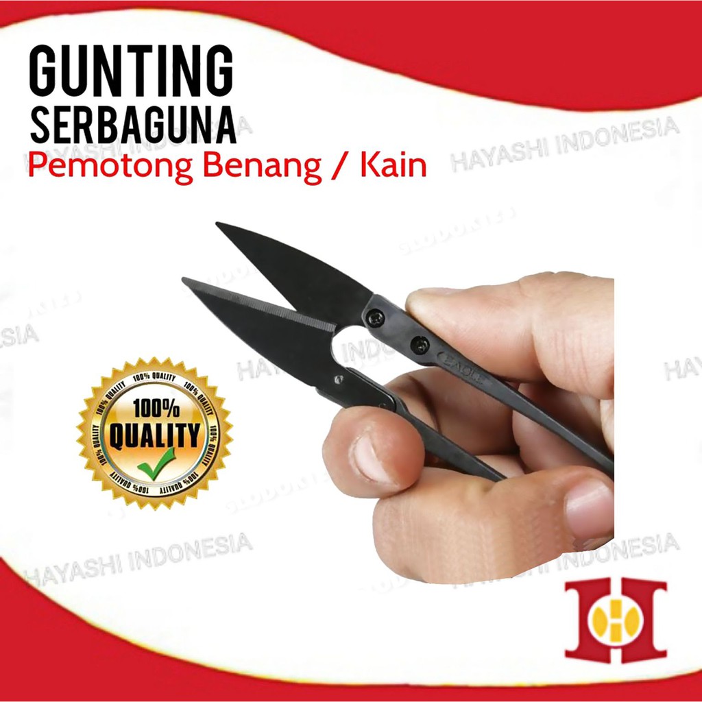 Gunting Pemotong Potong Benang Kain Bahan Cekris-5pcs