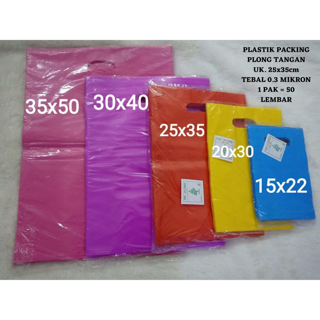  PLASTIK  PACKING ADA PLONG  UK 25x35 tebal 0 3 mikron 