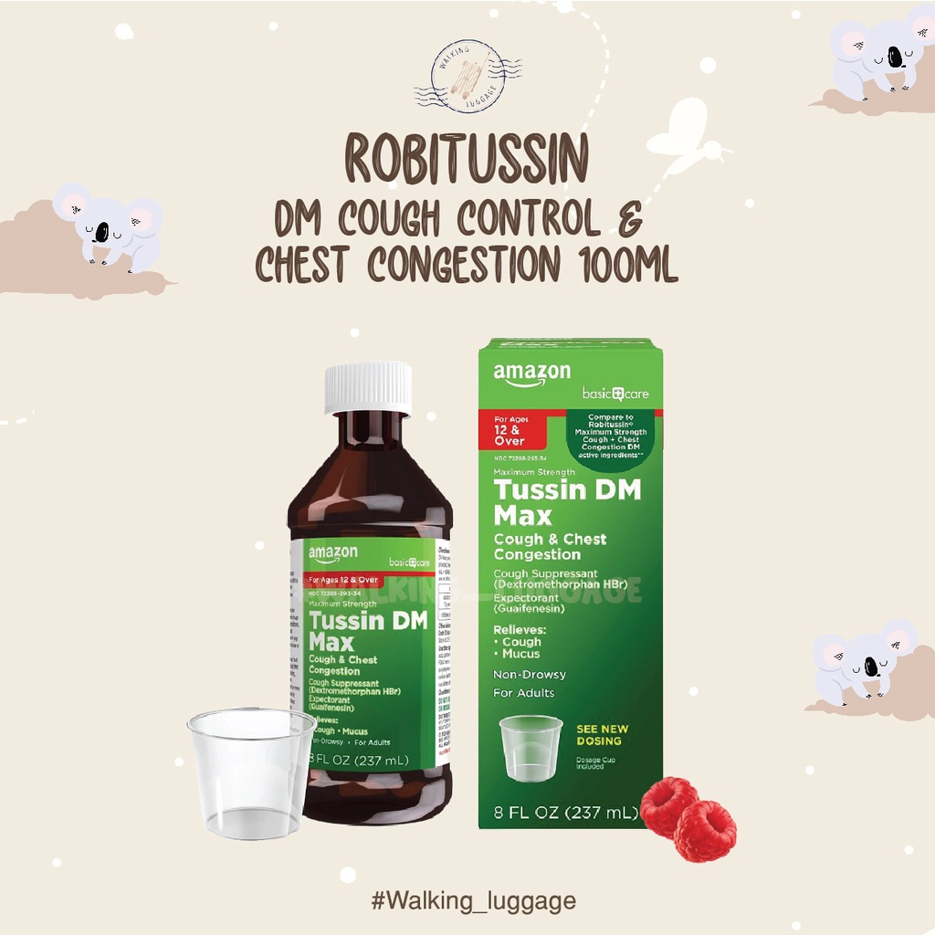 Robitussin DM Cough Control & Chest Congestion 100ML - Obat Batuk Anak dan Dewasa