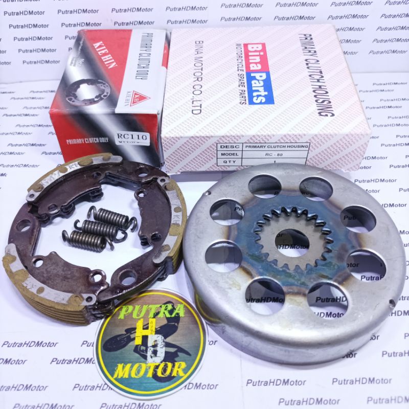 RUMAH MANGKOK KAMPAS GANDA + KAMPAS GANDA OTOMATIS KOPLING RC80 RC100 RC110 RC 80 100 110