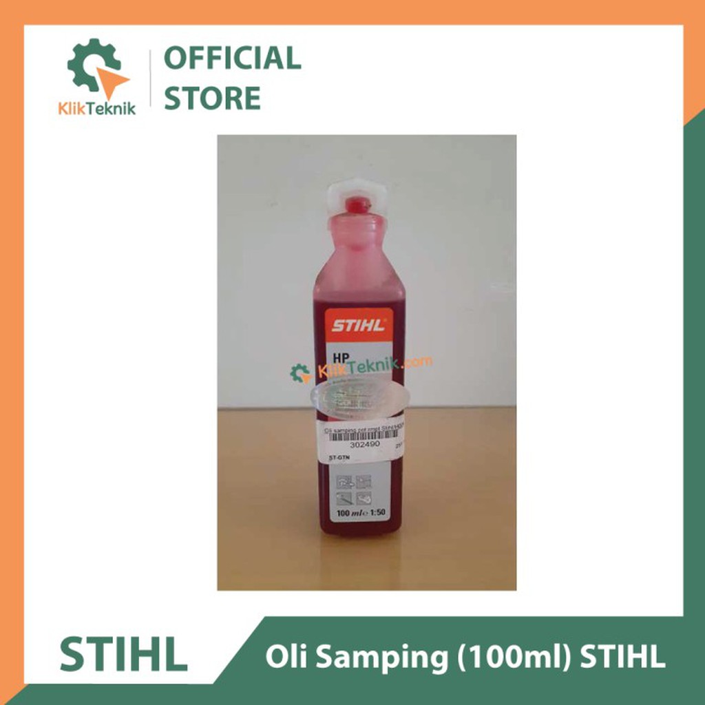 STIHL Oli samping atau Oli 2 tak (100ml) untuk potong rumput