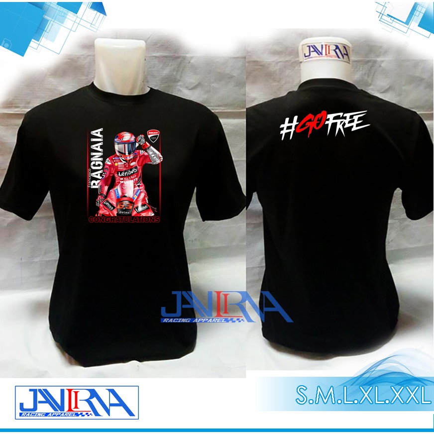 Kaos Motogp Ducati Pecco Bagnaia 63 Racing team