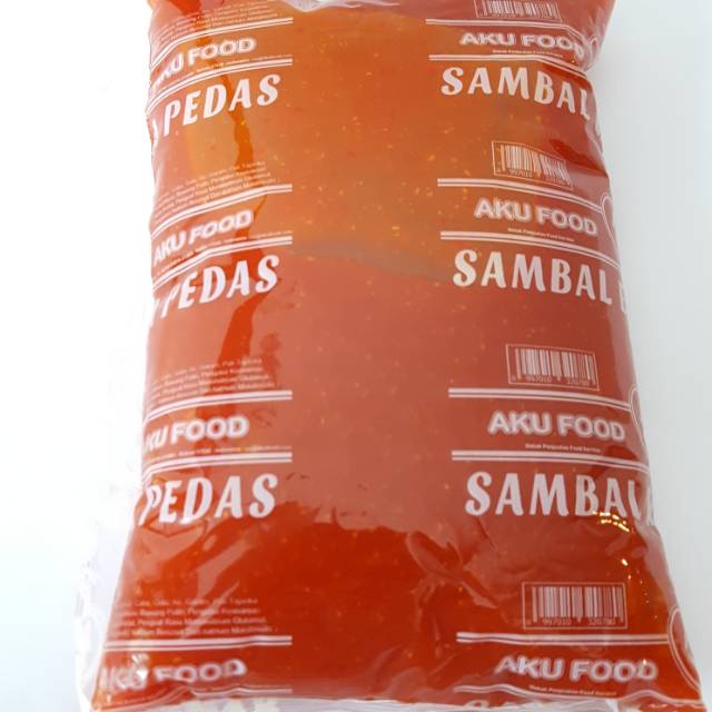 

Saus Sambal Extra Pedas AKU Pouch 1 kg