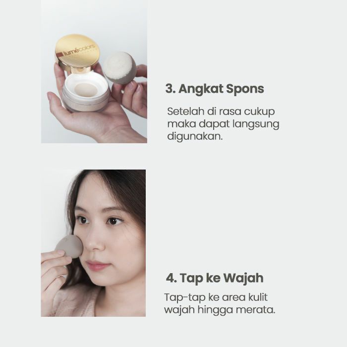 Lumecolors Beauty Blender / Sponge Make Up Lumecolors / Spons untuk Meratakan Foundation