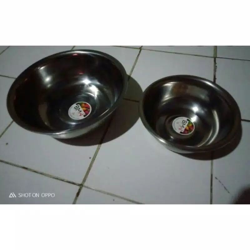 Baskom bmw stainless ukuran 38cm