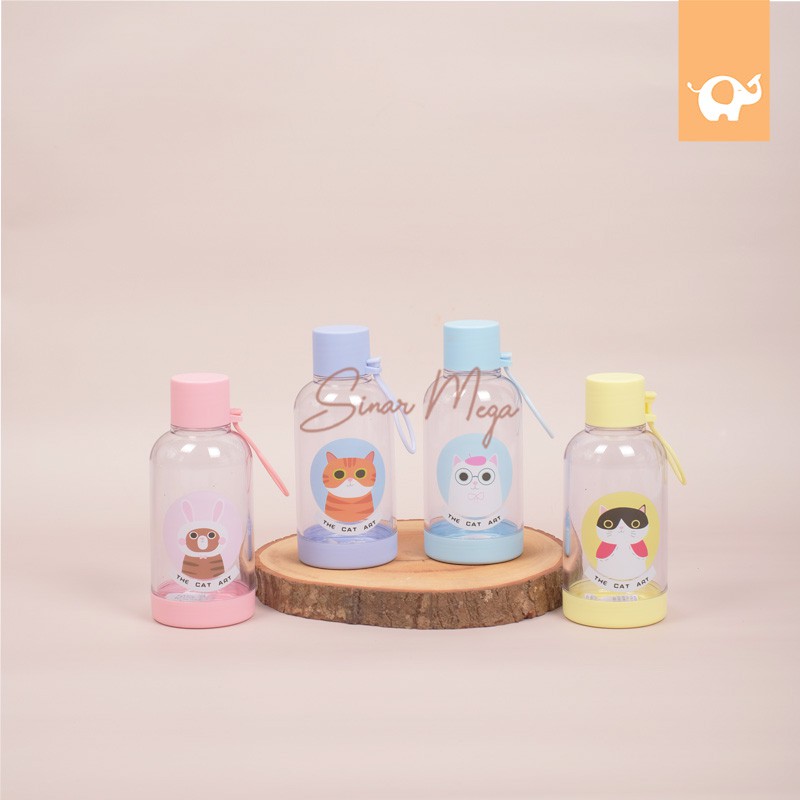 Fancy Botol Minum Coco The Cat Art FB 040 Motif Kucing Fancy Botol Minum Coco The Cat Art FB 040 Motif Kucing