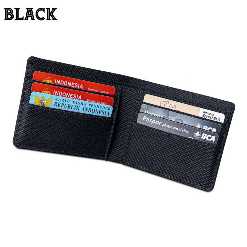 Dompet Pria Bahan Kulit Canvas JP10-7
