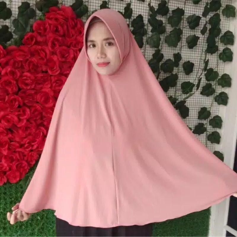 HIJAB SIMPLE  PET JERSEY JUMBO