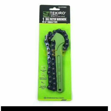 tekiro OF0961 kunci oli filter 6 inch oil filter wrench chain 6&quot;