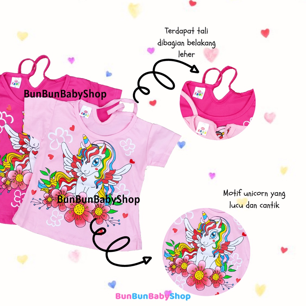 Setelan Baju Bayi Cewek Stelan Baby New Born Baru Lahir Perempuan Murah Perlengkapan Unicorn Lucu 6 12 Bulan