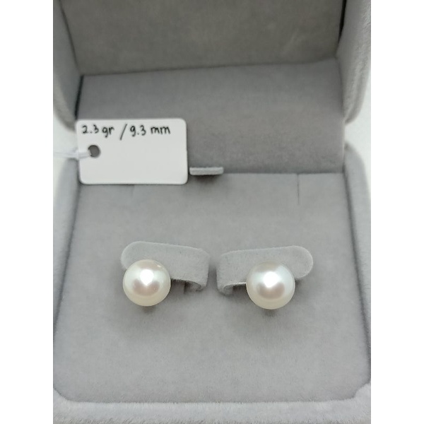 Giwang perak mutiara laut / anting silver 925 mutiara / mutiara laut asli / giwang simpel mutiara / 