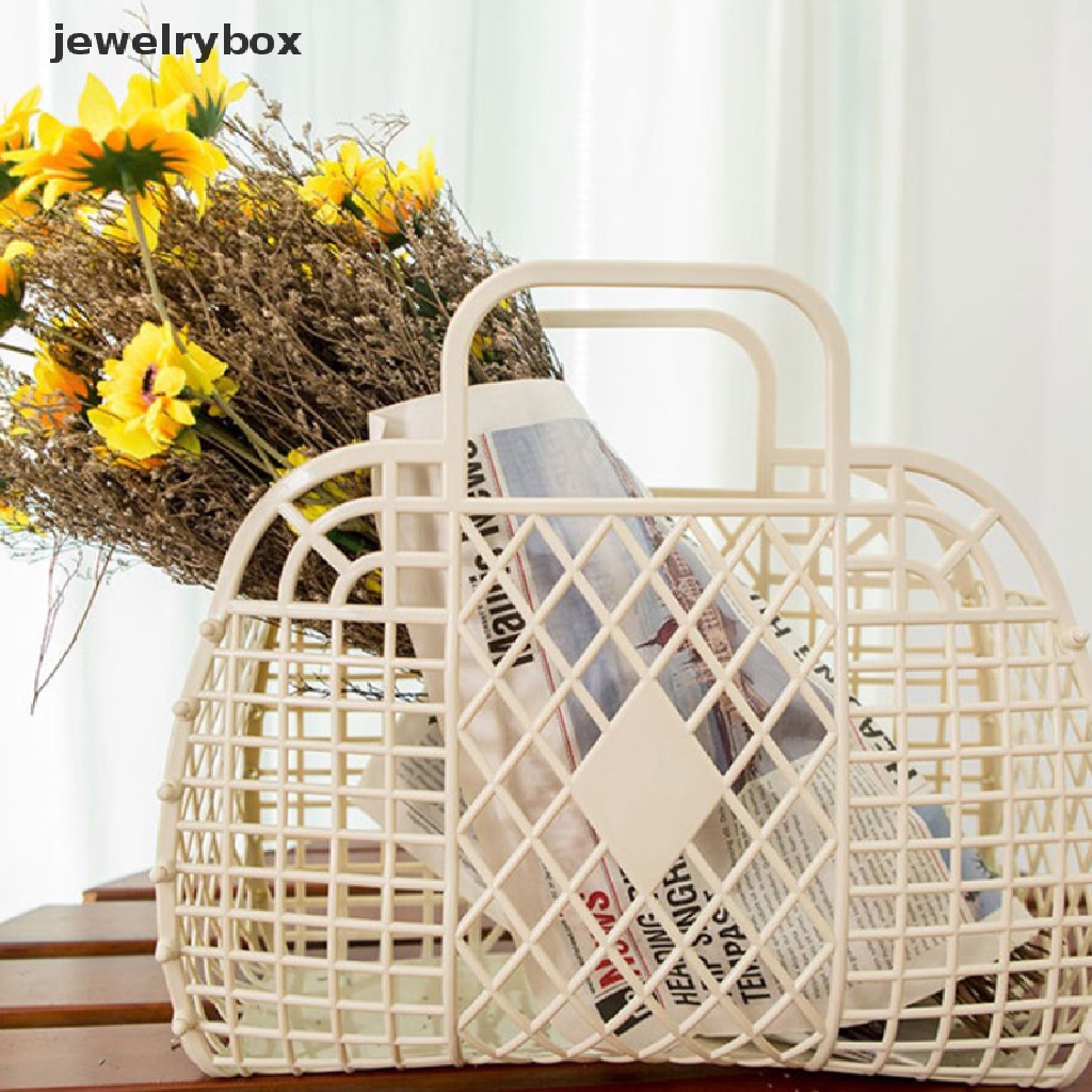 [jewelrybox] Removable Shower Basket Keranjang Mandi Plastik Kamar Mandi Berongga Cuci Keranjang Penyimpanan Butik