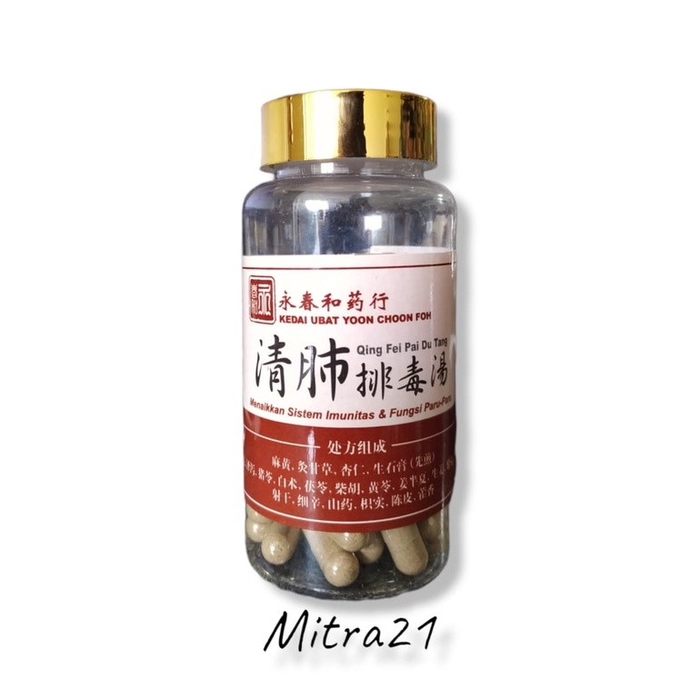 Qing fei pai du tang - Qing fei Bai du tang ( paru-paru & anti virus)  Obat Herbal Lien Hua Qingfei
