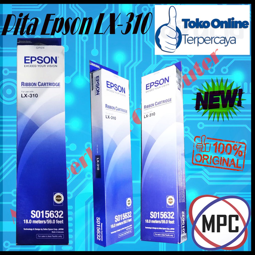 Pita Epson Ribbon Lx 310 Plus Rumah Original