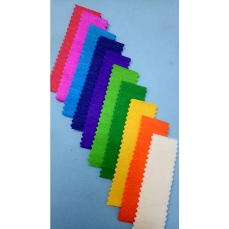 

Kertas Krep / Kertas Krep Potong Warna Warni / Kertas Dekorasi Pesta