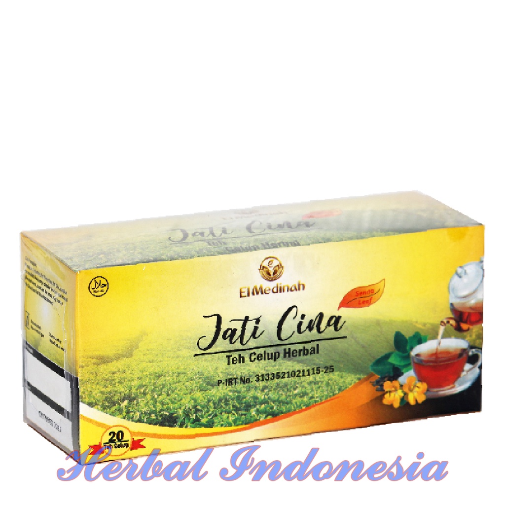 Teh Celup Herbal Jati Cina El Medinah | Teh Celup Herbal Pelangsing