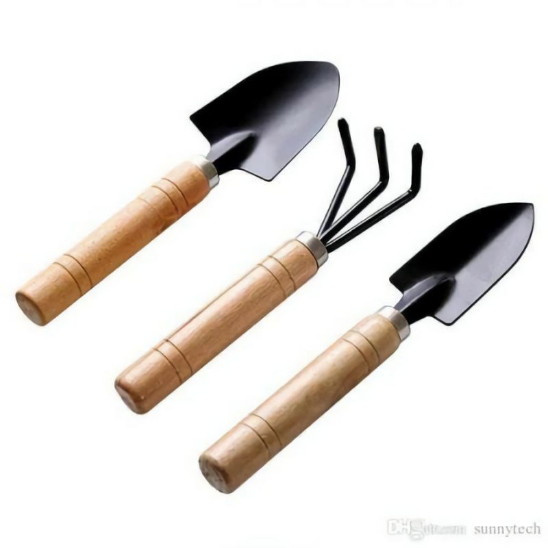 Set Alat Berkebun Peralatan Berkebun 3pcs Multifungsi Perlengkapan / Set Alat berkebun sekop mini 3 in 1