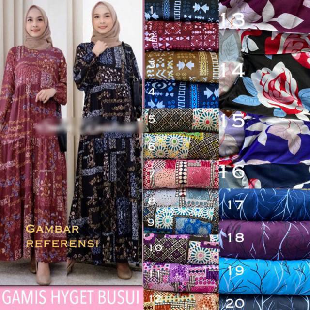 GROSIR GAMIS HYGET(BUSUI)/GAMIS MURAH HARGA GROSIR