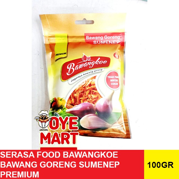 SERASA FOOD BAWANGKOE BAWANG GORENG SUMENEP PREMIUM 100GR