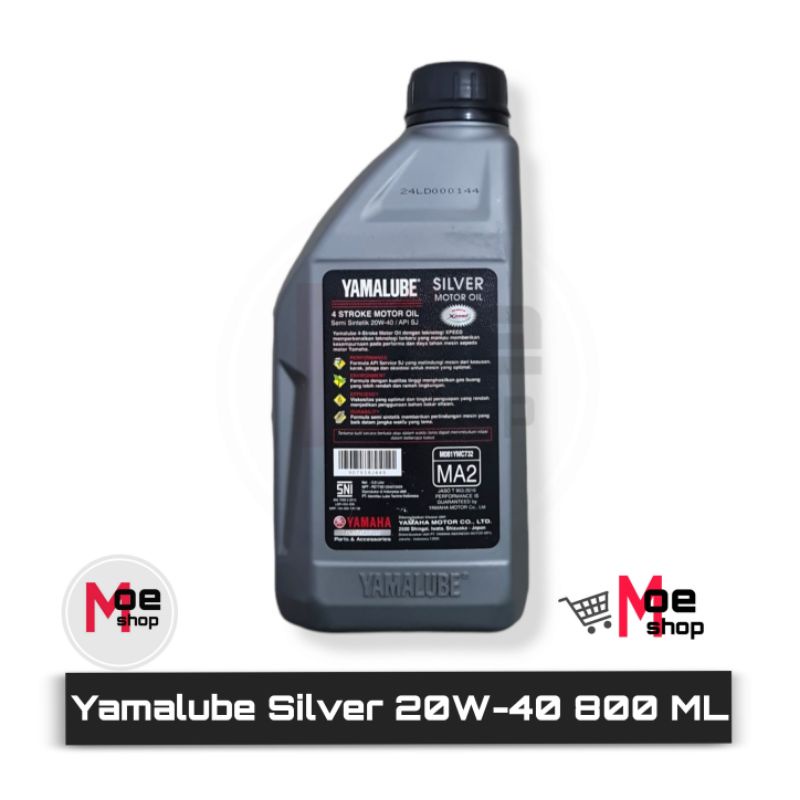 Oli YAMAHA Yamalube Silver 20W-40 800ML / 0.8L