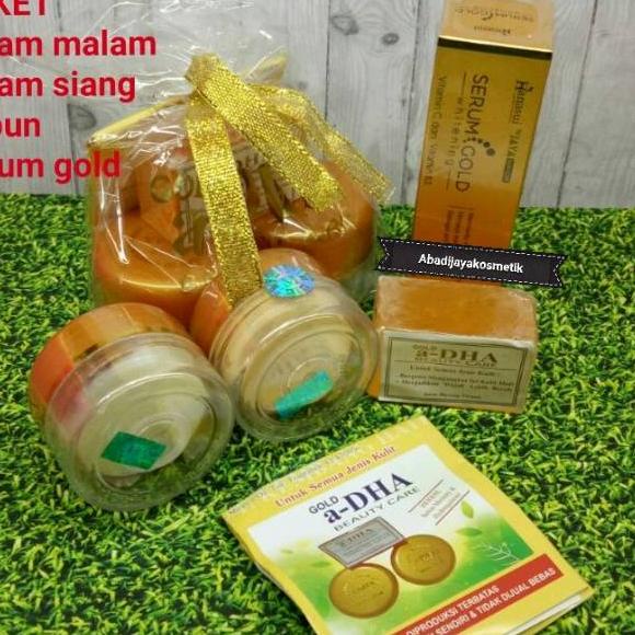 ➵ PAKET CREAM A DHA GOLD + SERUM GOLD HANASUI // a Dha Gold + Serum Gold Hanasui ➨