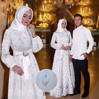 Ready banyak warna  baju  couple  busana muslim cewek cowok 