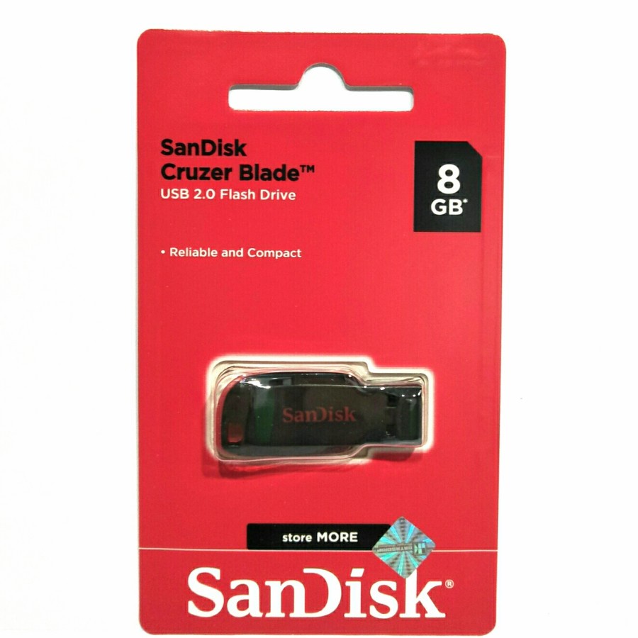 Flashdisk Sandisk Cruzer Blade 8GB Flashdsik 8GB Garansi Resmi 5 Tahun