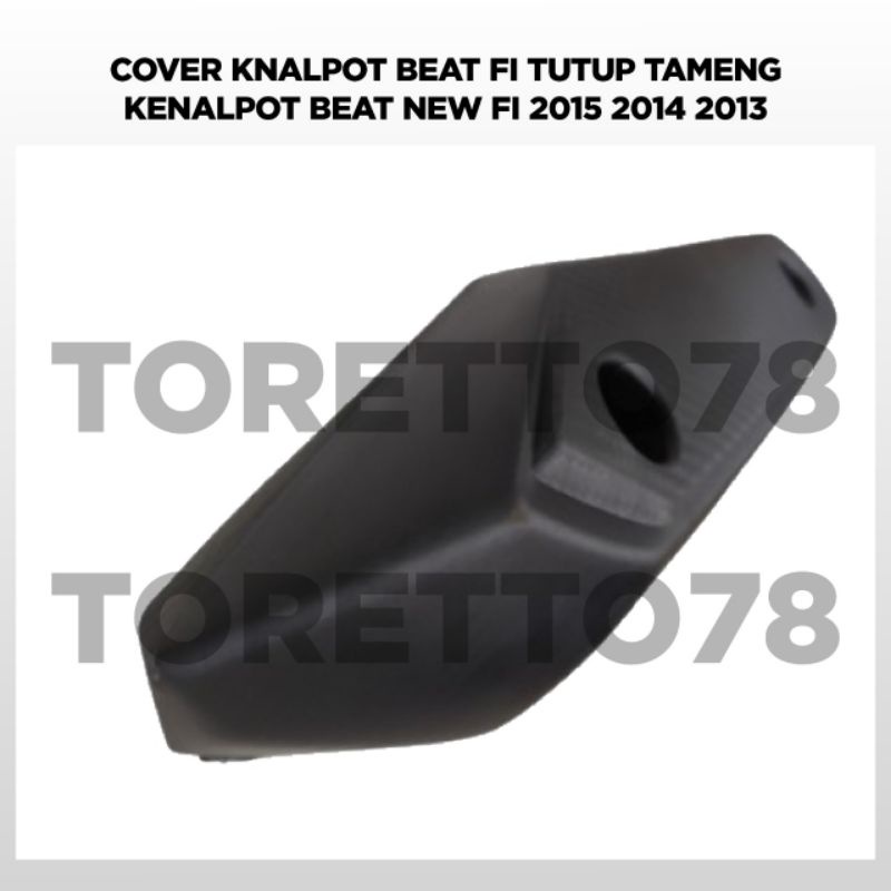 COVER KNALPOT ABS TAMENG KNALPOT ABS HONDA BEAT FI / BEAT ESP 2012 UP MERK LOKAL