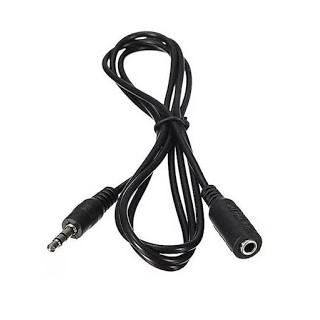 Kabel Aux Hifi Audio Male to Female Jack 3.5 mm Sambungan headset, mic atau speaker