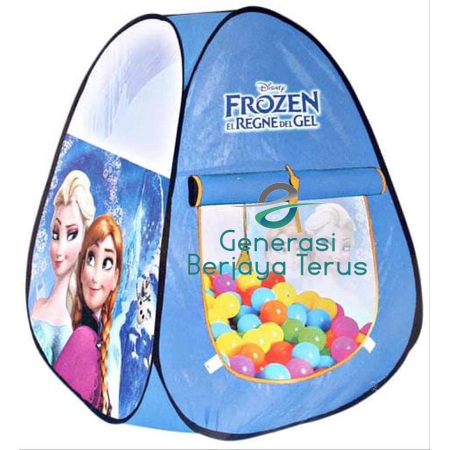 TENDA SEGITIGA ANAK KARAKTER FROZEN