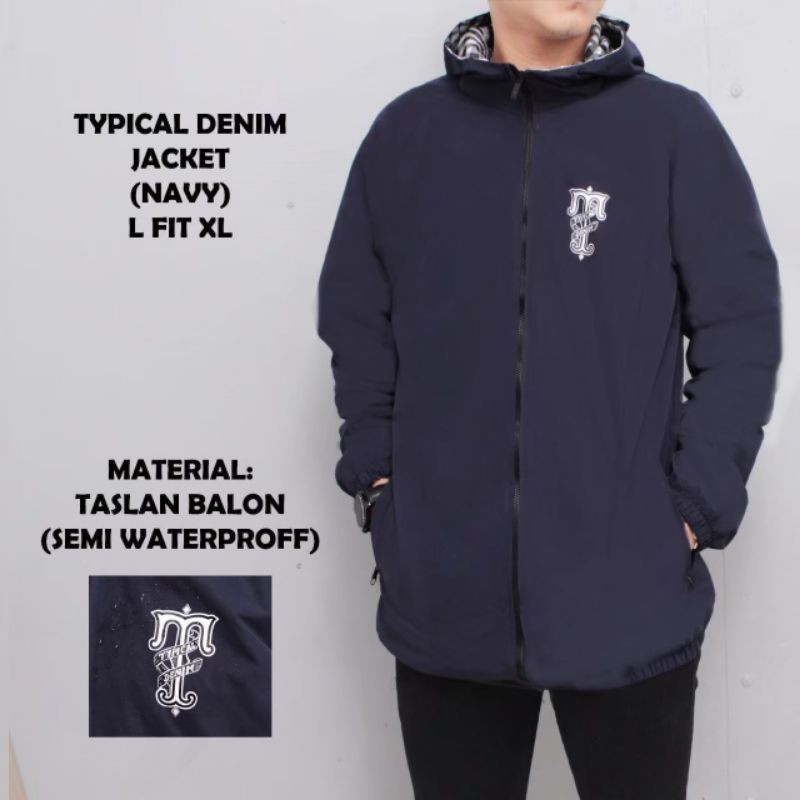 JAKET PARASUT TASLAN BALON TYPICAL DENIN ORIGINAL