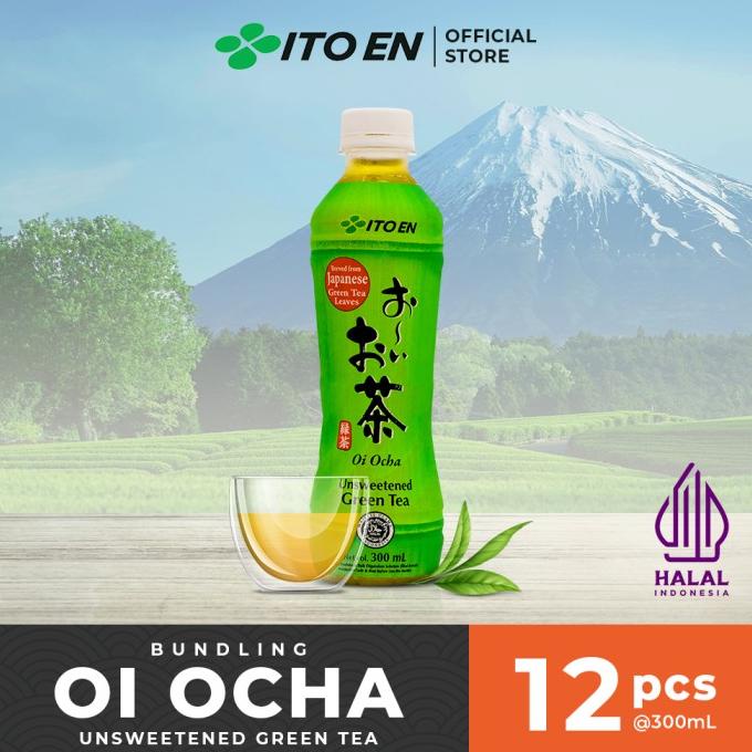 

[ COD ] ITO EN Oi Ocha Unsweetened Teh Hijau Jepang 300ml No Sugar -12 pcs OBRAL Kode 1254