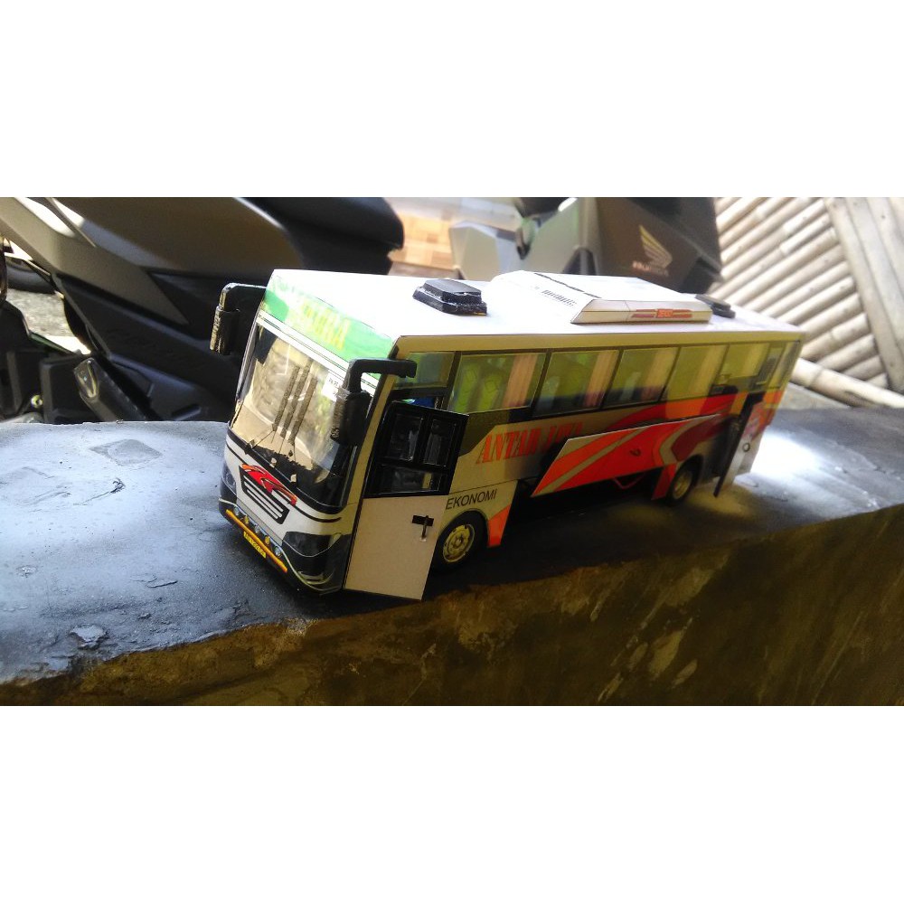 Miniatur Bus Antar Jaya | Miniatur Bus Terbaru | Miniatur Bus Dari Triplek | Miniatur Bus Murah