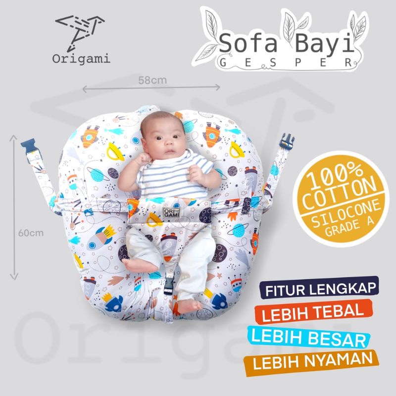 ORIGAMI Sofa Bayi Multifungsi (Ada Gesper)