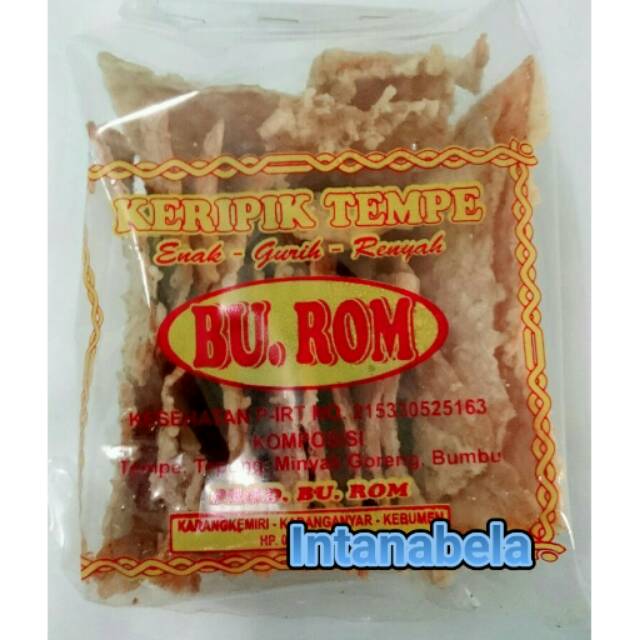 

Keripik tempe bu rom 250gr