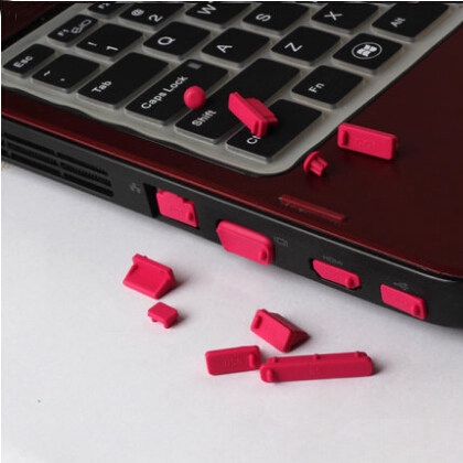 16pcs/set Silikon Elastis Anti Debu Pelindung Port Laptop Notebook Komputer