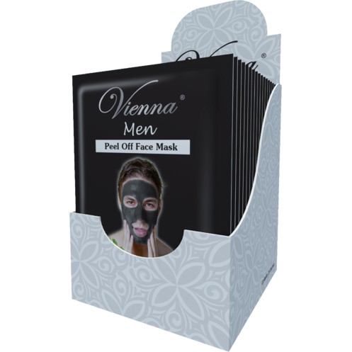 Vienna Men Peel Off Face Mask Black Mud 15ml Shopee Indonesia