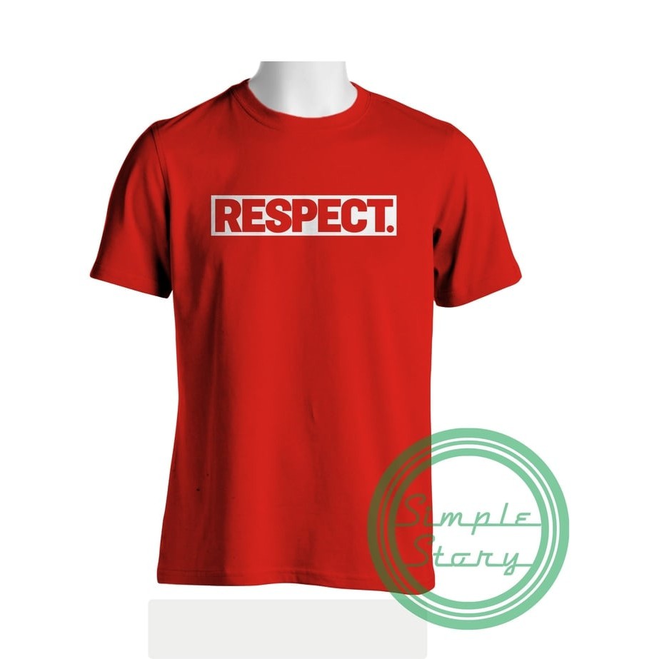 Kaos Tshirt Baju Combed 30S Distro Respect