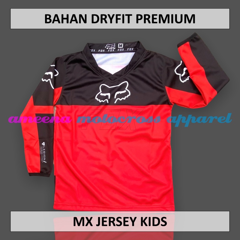 Jersey Cross Anak - Jersey Trail Anak - Jersey Premium Dryfit - Jersey Motocross - Jersey Trabas Anak - Jersey Adventure - FO013