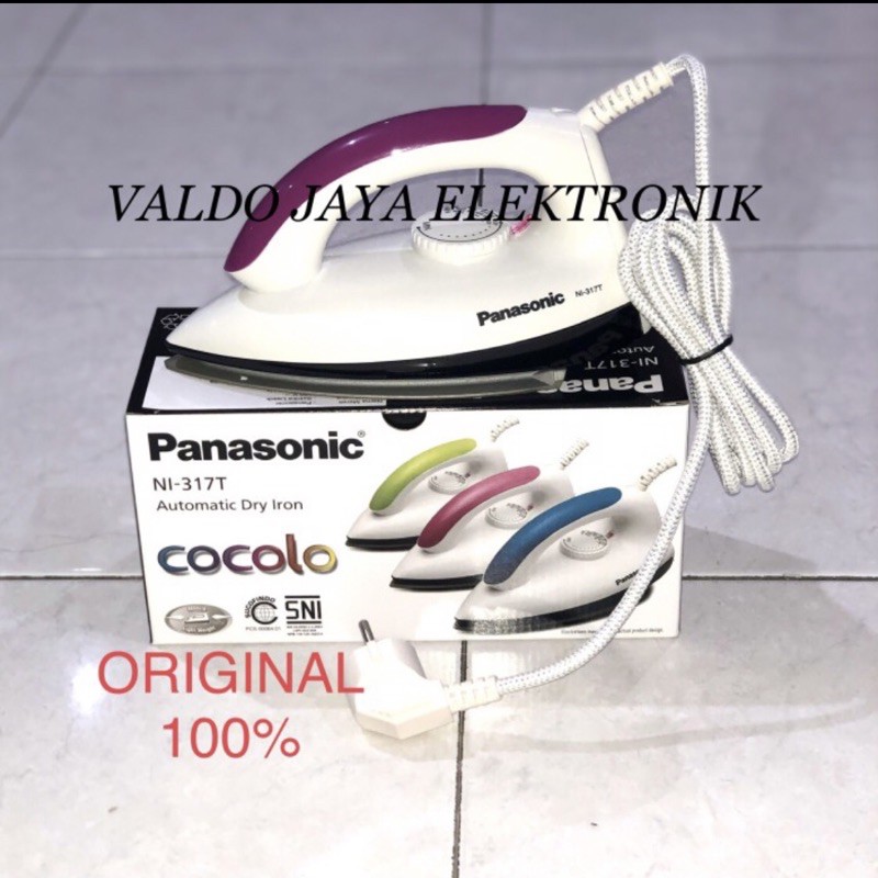 PANASONIC Setrika Panasonic Ni-317T ORIGINAL Seterika Panasonik NI317T NI 317 T Gosokan Panasonik