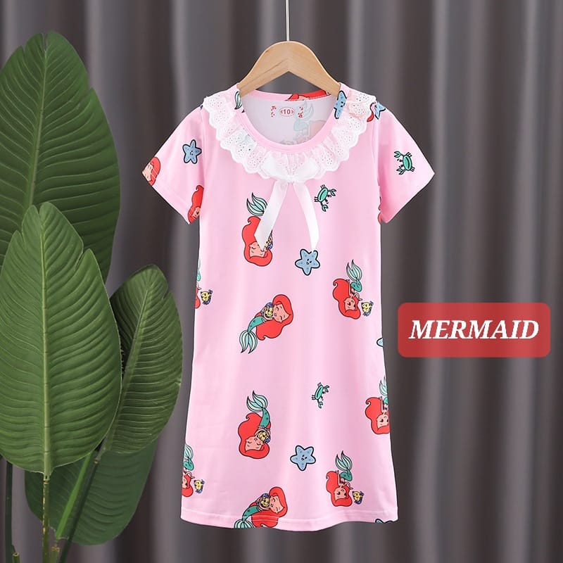 BAJUKIDDIE DASTER RENDA BAJU SANTAI BAJU TIDUR ANAK CEWEK IMPOR ADEM MOTIF LUCU