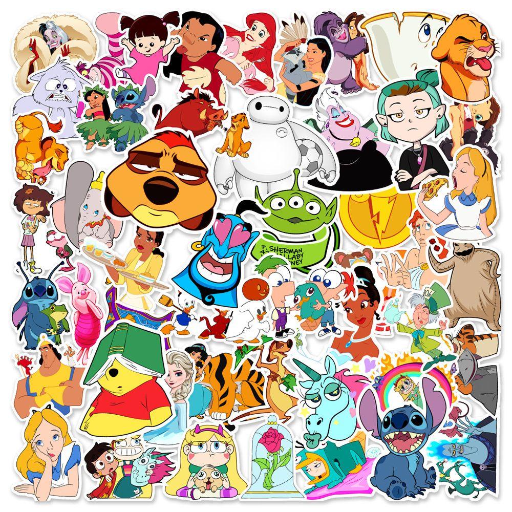 Lanfy Stiker Anime 50Pcs/Lot DIY Mainan Laptop Decals Notebook Skateboard Stiker Poster