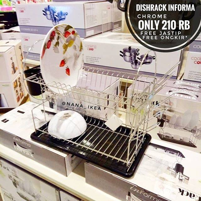Rak piring stainless informa